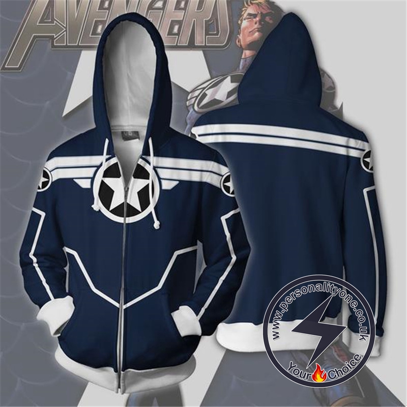 Captain America Hoodie - Secret Avengers Jacket